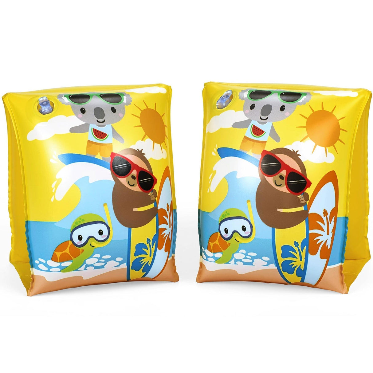 Bestway Surf Buddies Armpuffar 23cm X 15cm Gul