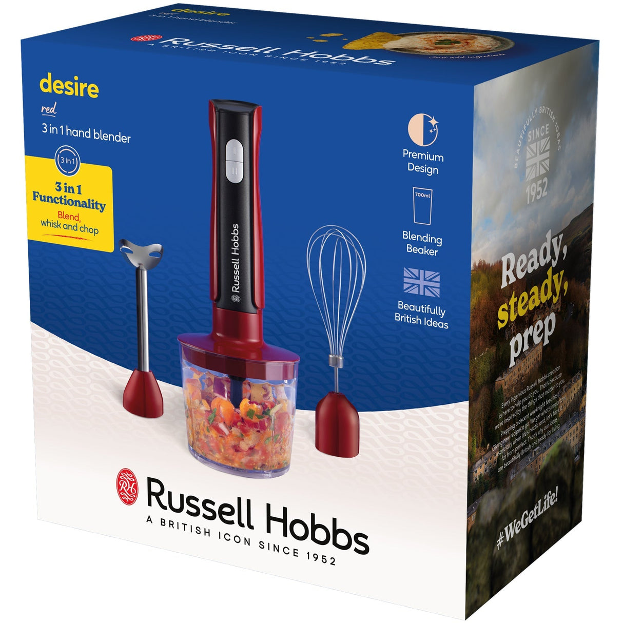 Russell Hobbs Stavmixer Set 27140-56 Desire 3 In 1 Hand Blender