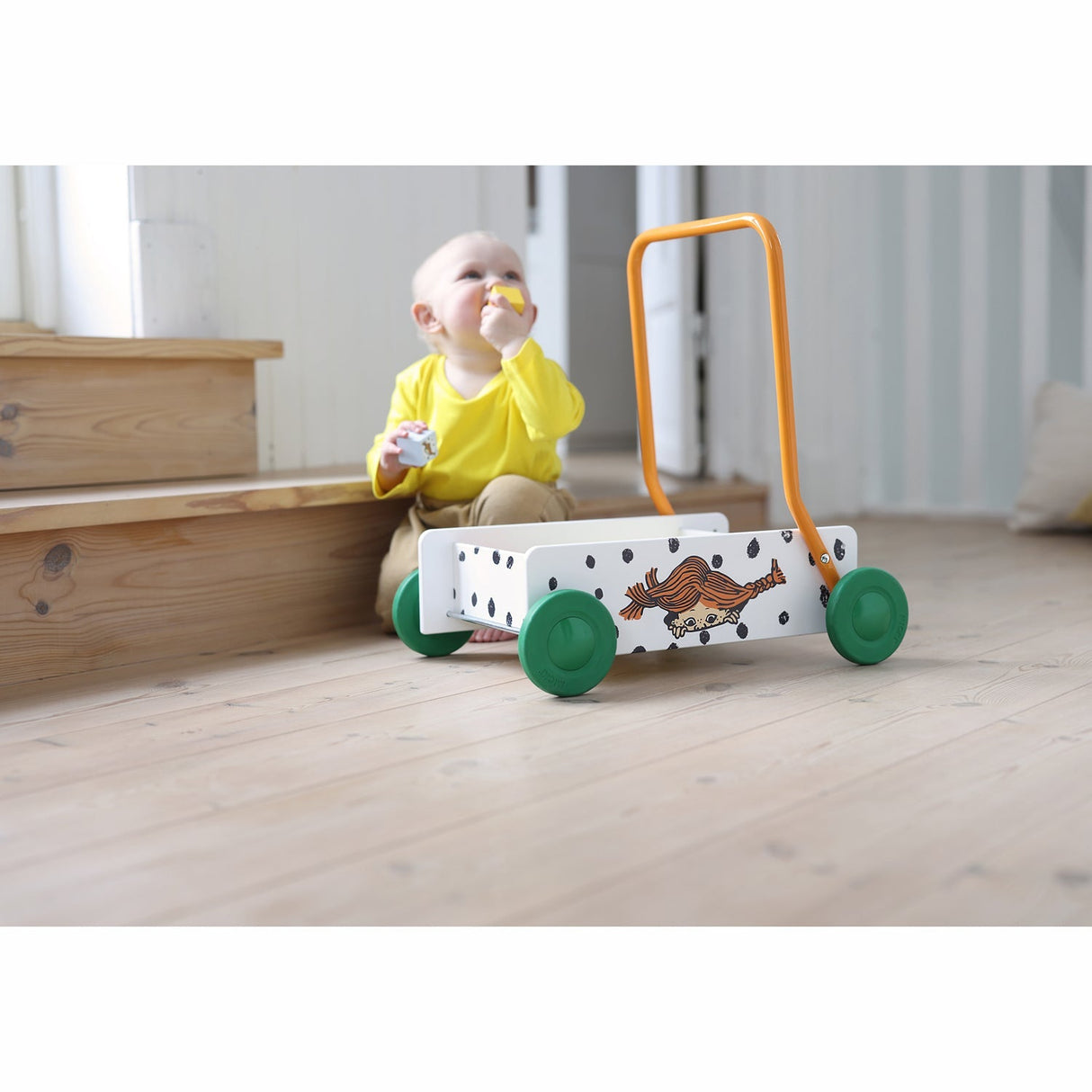 Micki Pippi Lära Gå-Vagn