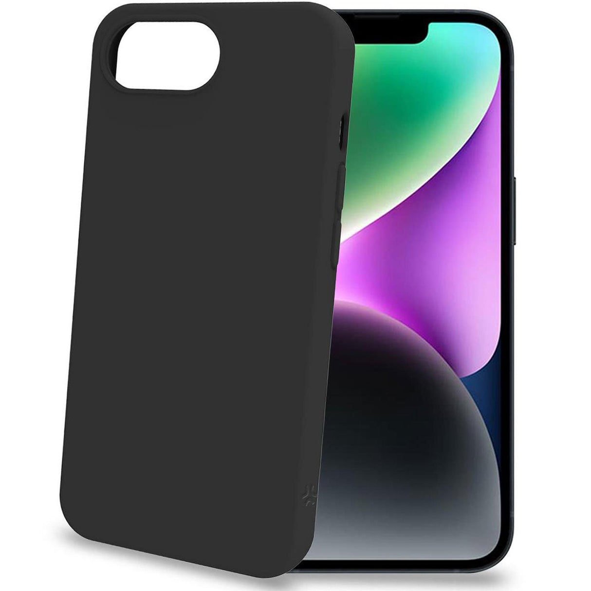 Celly Cromo Soft rubber case iPhone 16e Svart