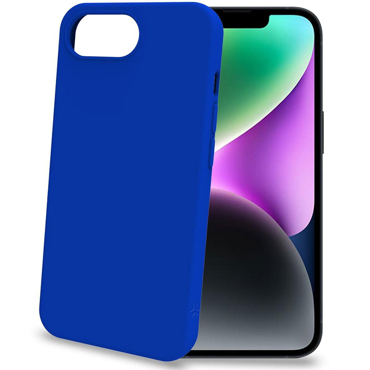 Celly Cromo Soft rubber case iPhone 16e Blå