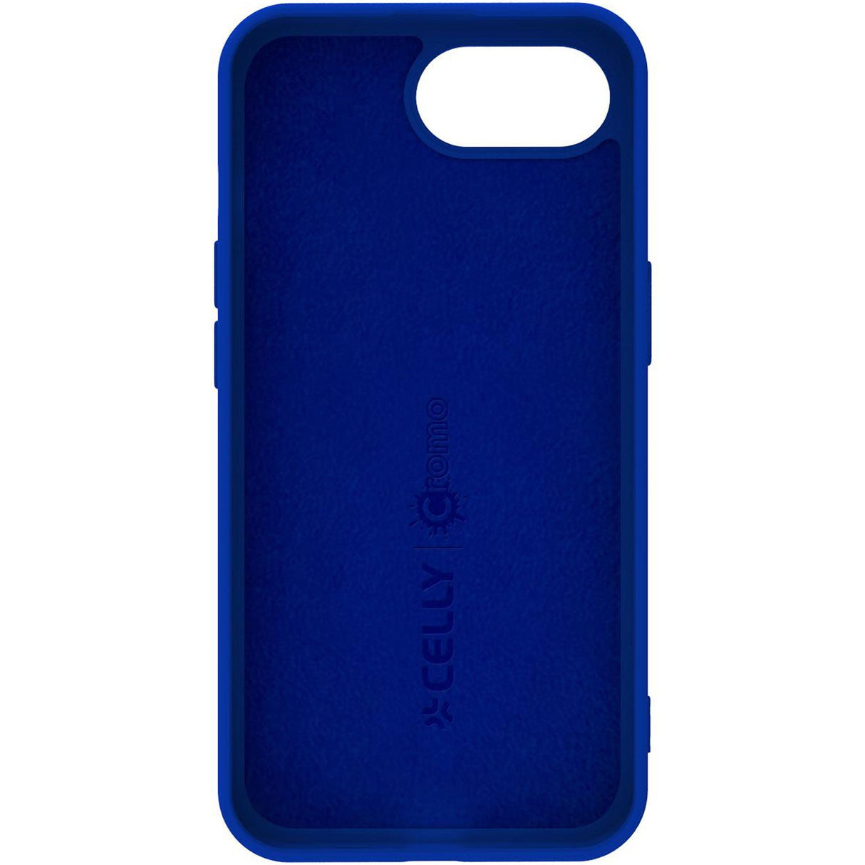 Celly Cromo Soft rubber case iPhone 16e Blå