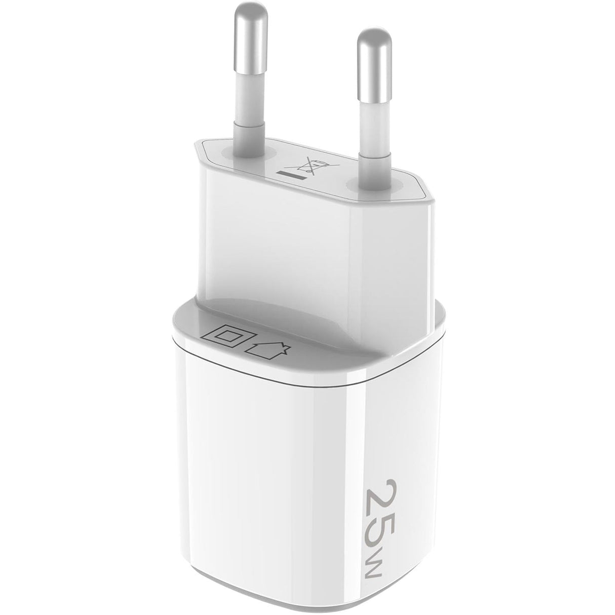 Celly USB-laddare GaN 1 x USB-A + 1 x USB-C PD 25W