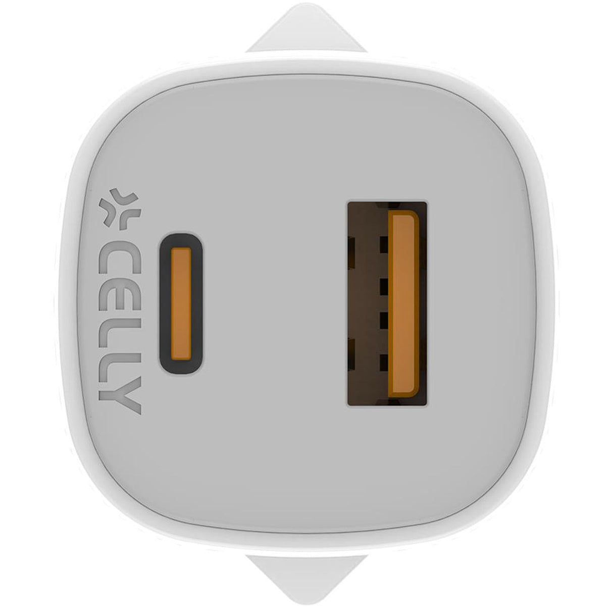 Celly USB-laddare GaN 1 x USB-A + 1 x USB-C PD 25W