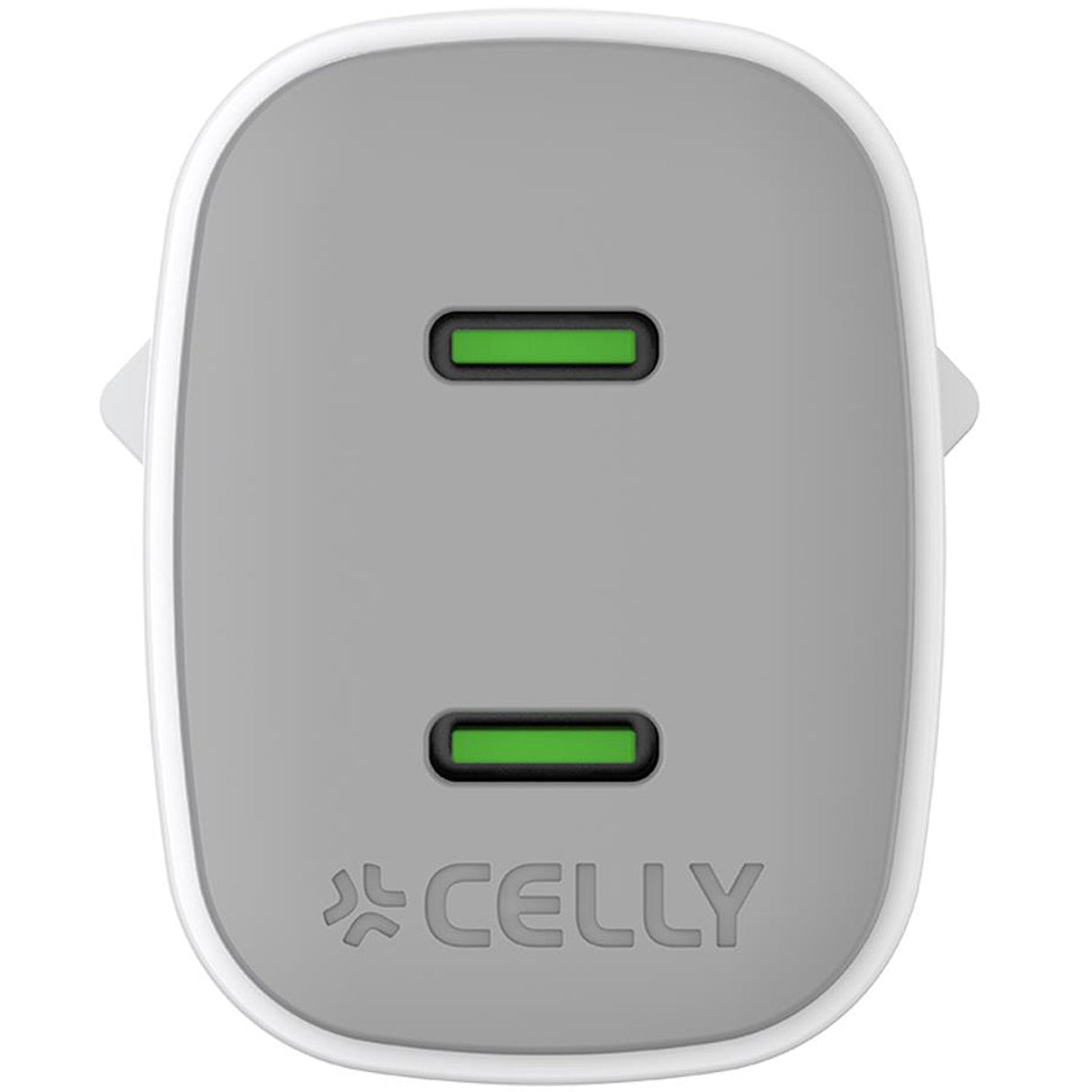 Celly USB-laddare GaN 2 x USB-C PD 45W
