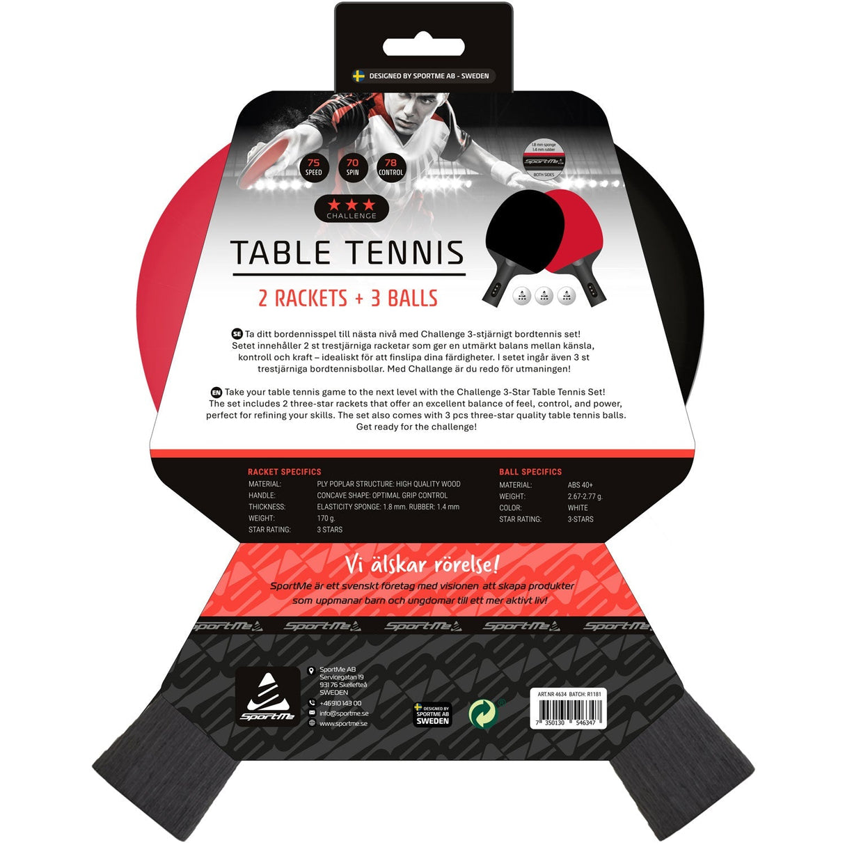 Sportme Bordtennisset