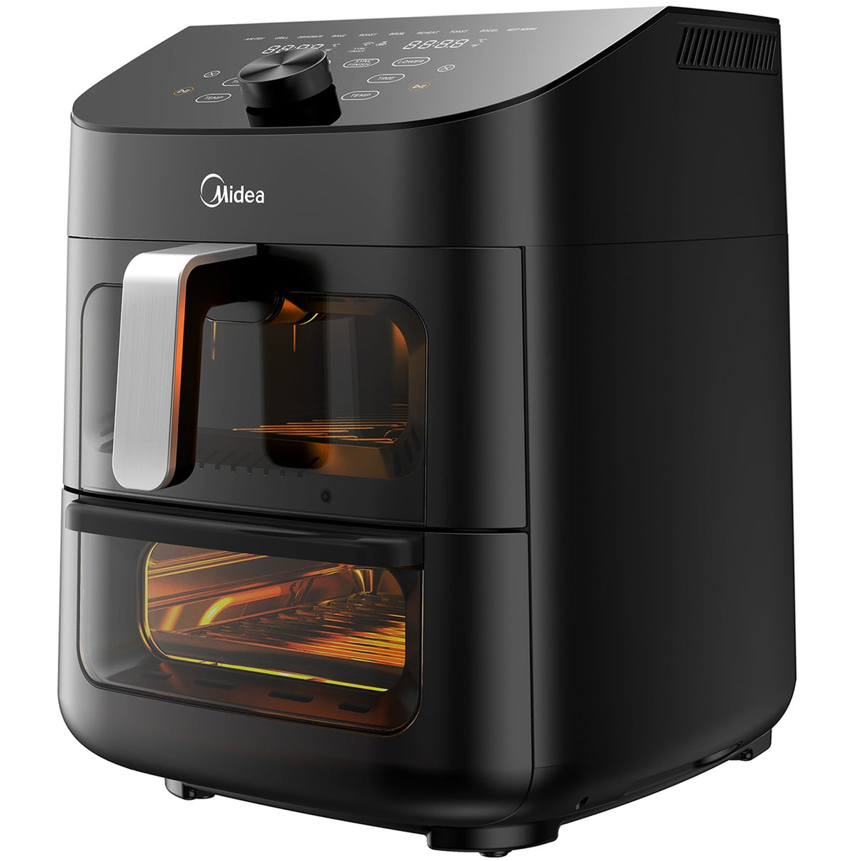 Midea Airfryer 2 I 1 Kombination Med Ugn 6,4 + 4,4 Liter