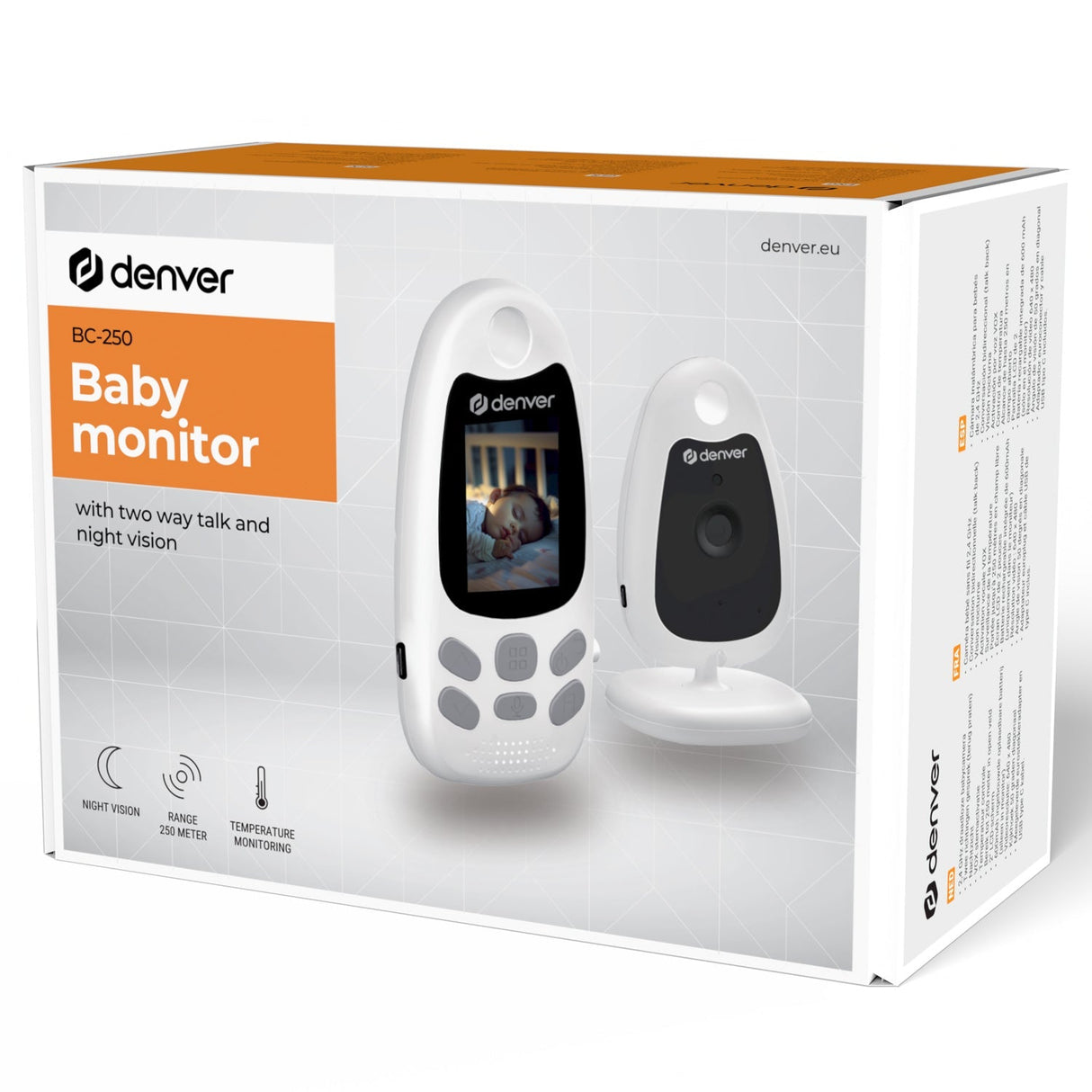 Denver Baby-Kamera Med Monitor Bc-250
