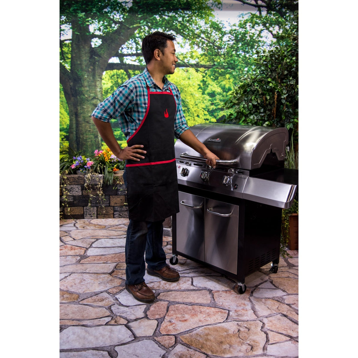 Char-Broil Grill Förkläde Svart