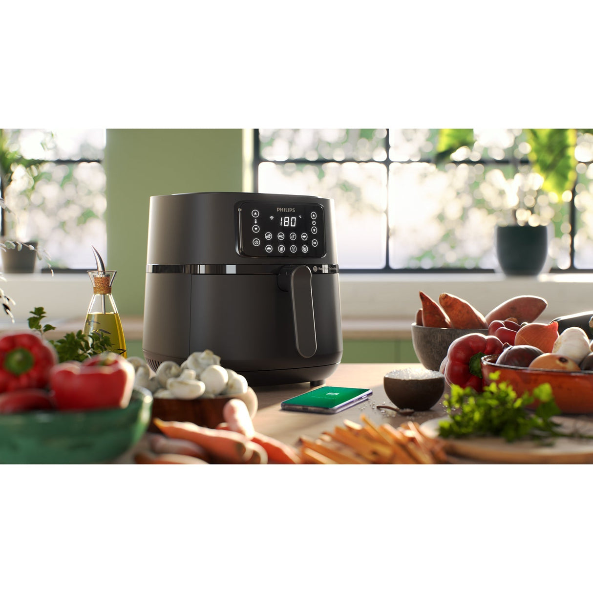Philips Airfryer Hd9285/93 Cosmos Xxl Connected App Wifi