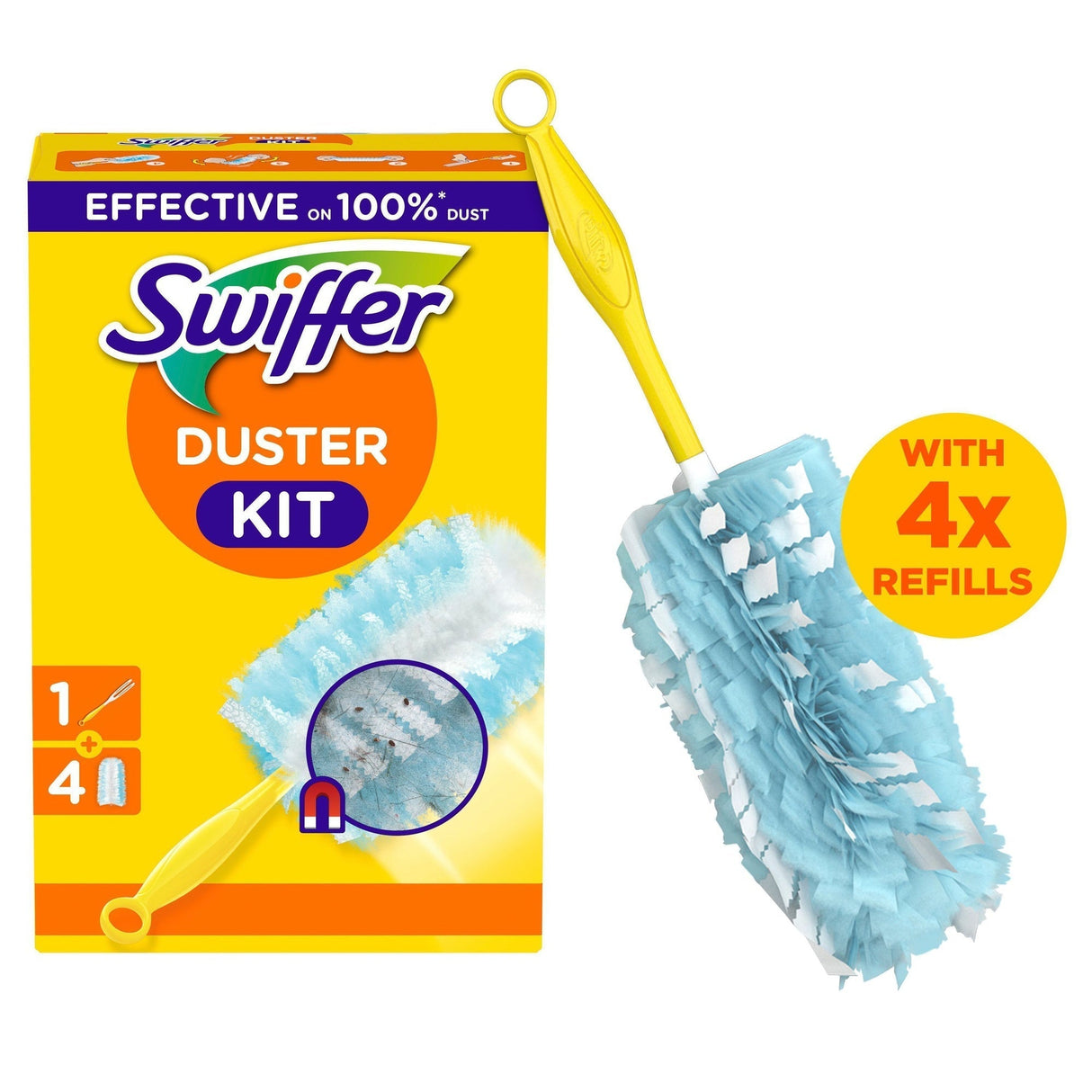 Swiffer Duster Kit +4st Refiller