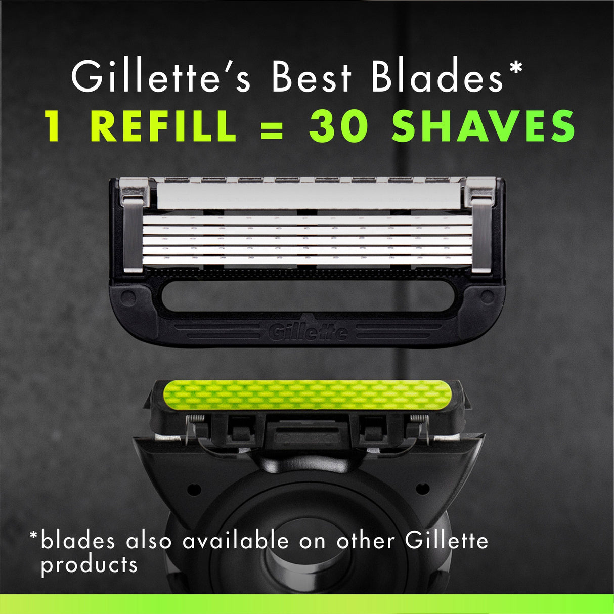 Gillette Rakhyvel Labs + 2St Rakblad, Magnetiskt Ställ & Resefodral