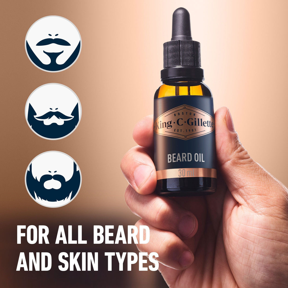 King C. Gillette Beard Oil 30Ml