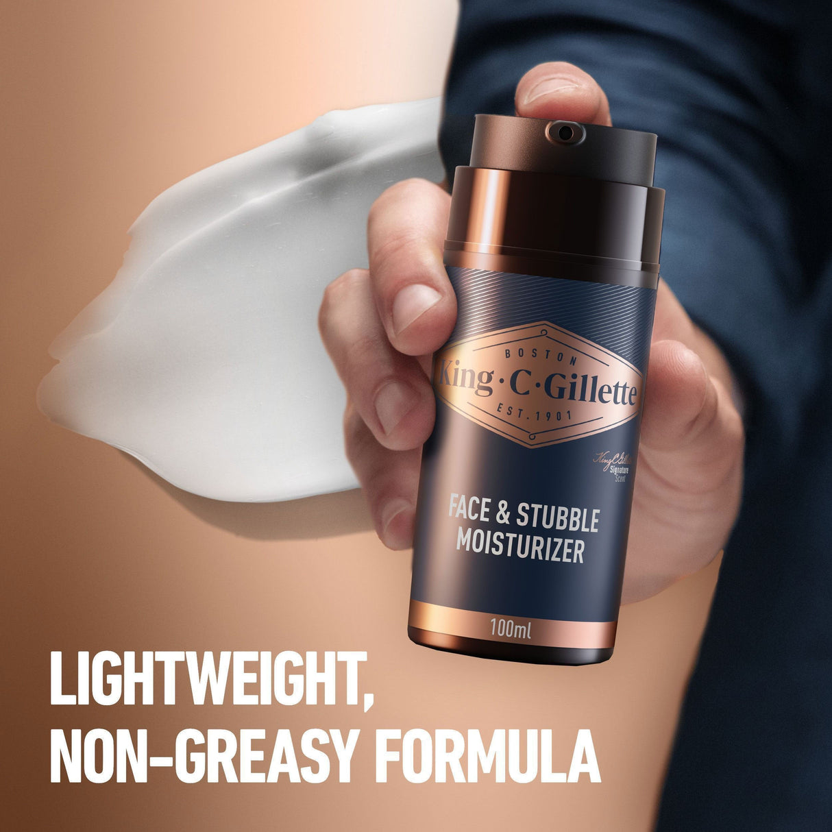 King C. Gillette Face & Stubble Moisturizer 100ml