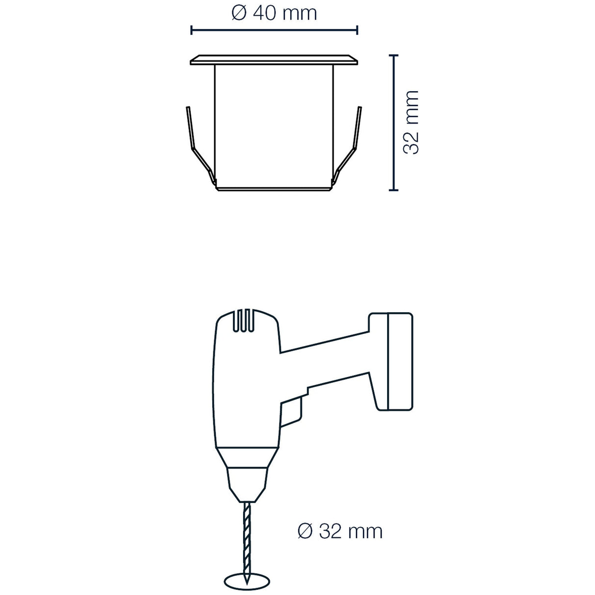 Lightson Dexter Decklight 5-Pack Silver