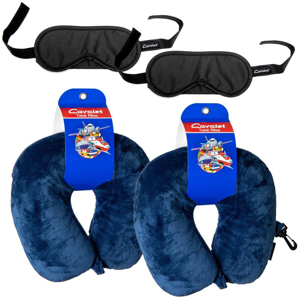Cavalet Resekit 2 (2st Sovmasker, 2st Nackkuddar)
