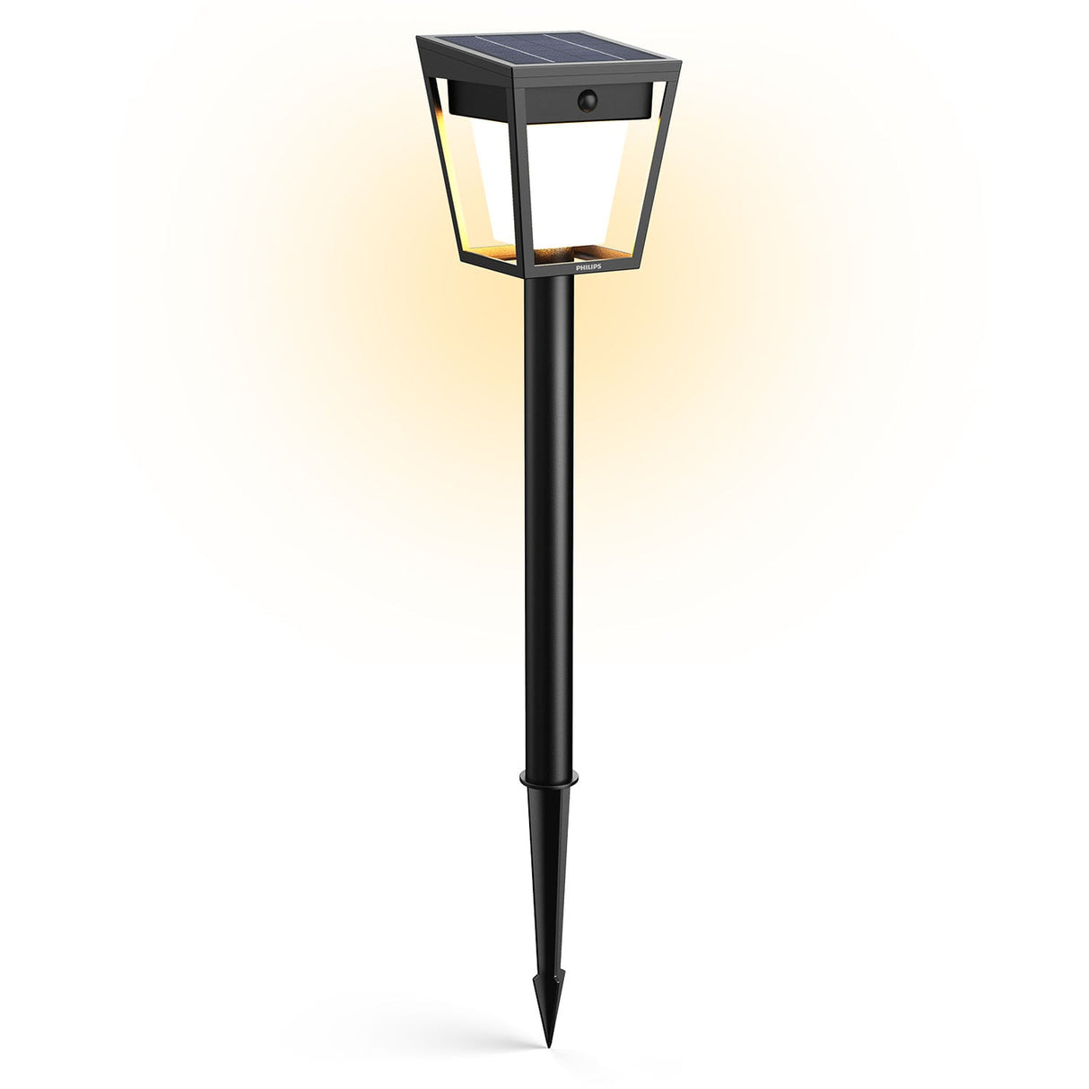 Philips Nissa Piedestal Solcell Led 250/20Lm Svart