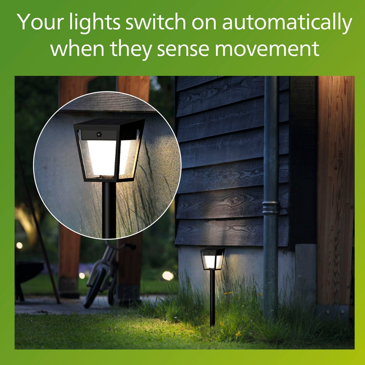 Philips Nissa Piedestal Solcell Led 250/20Lm Svart