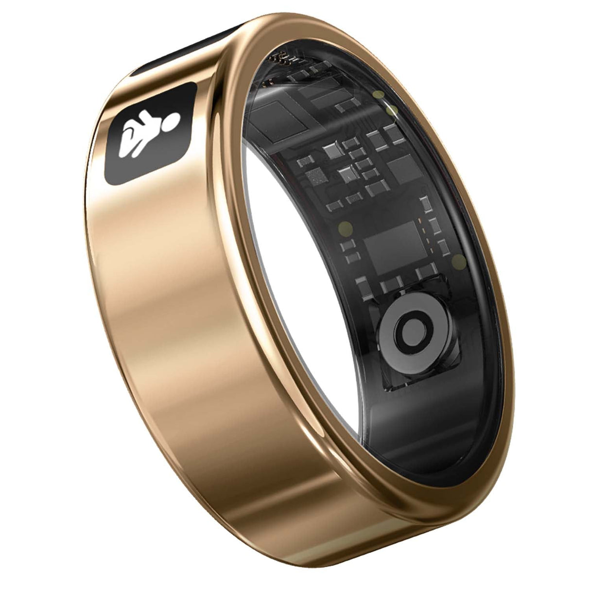 Fitpaddy Fitring Smart Ring med Display XS