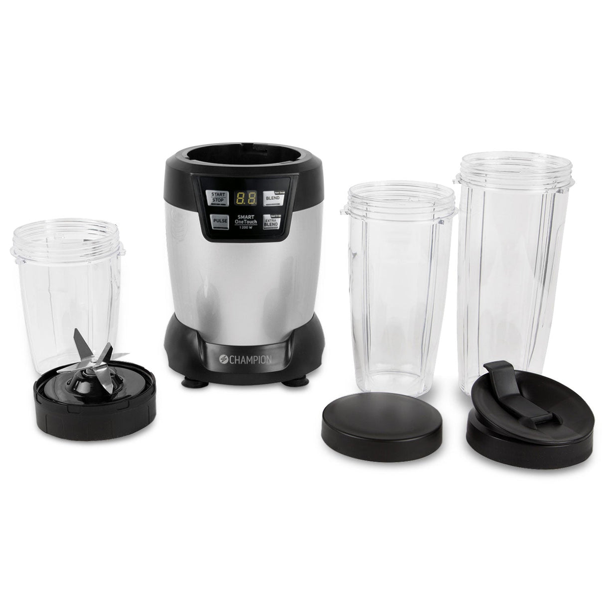 Champion Nutrition Blender Pro Digital 1200W NB500 /silver - Svart