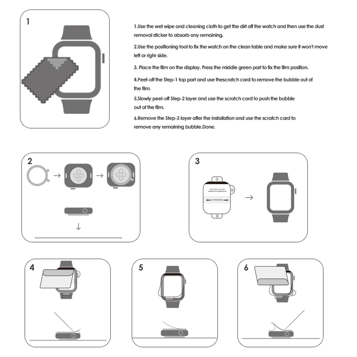 Champion Skärmskydd Apple watch 3-pack 44mm