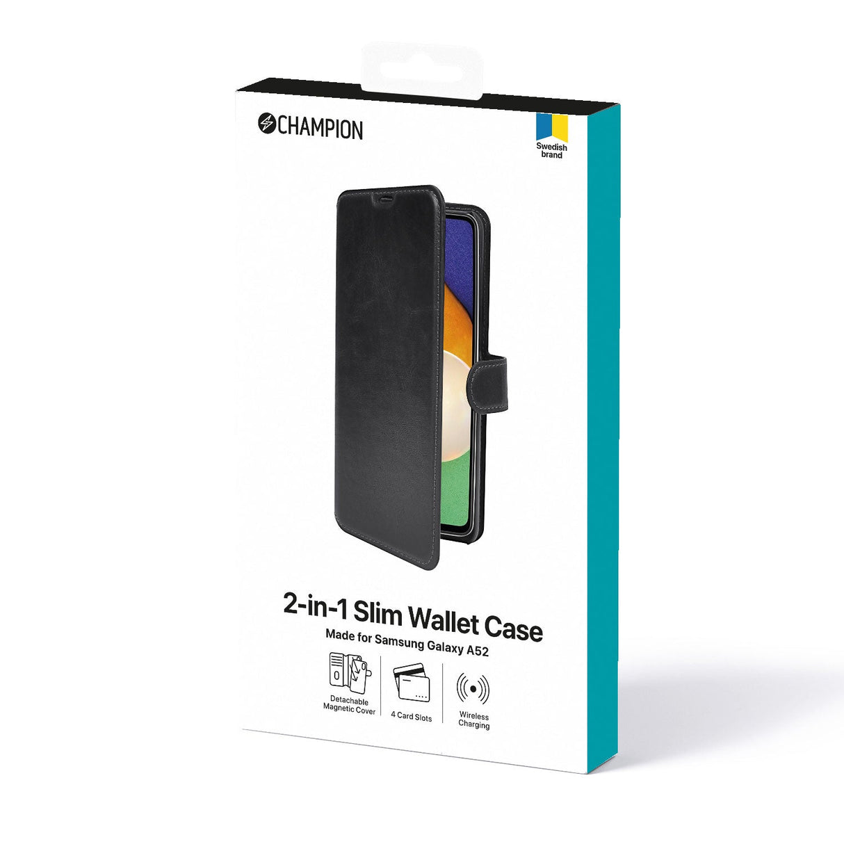 Champion 2-in-1 Slim Wallet Case Galaxy A52