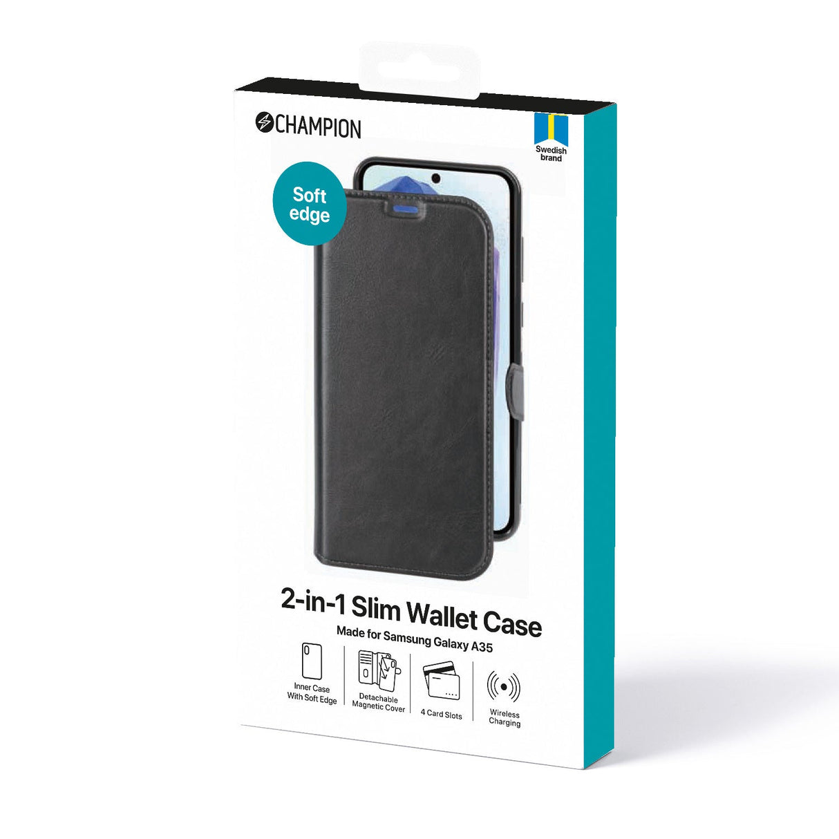 Champion 2-In-1 Slim Wallet Galaxy A35