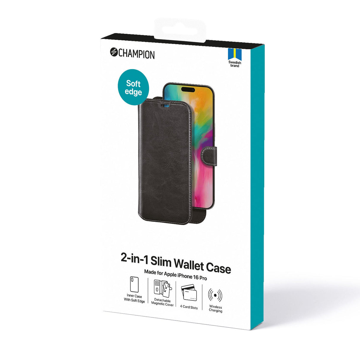 Champion 2-In-1 Slim Wallet Iphone 16 Pro