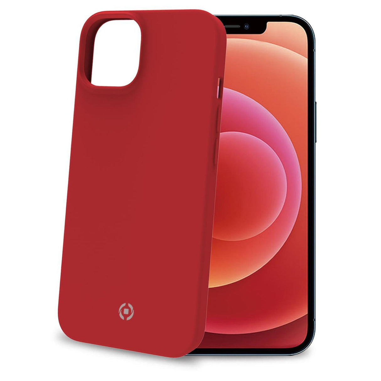 Celly Cromo Soft rubber case iPhone 14 Röd