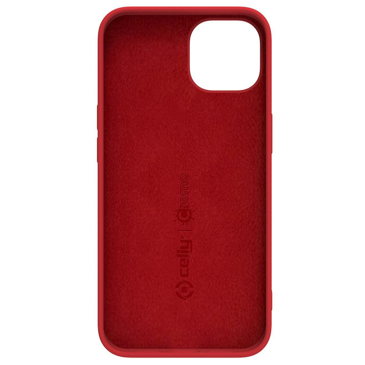 Celly Cromo Soft rubber case iPhone 14 Röd