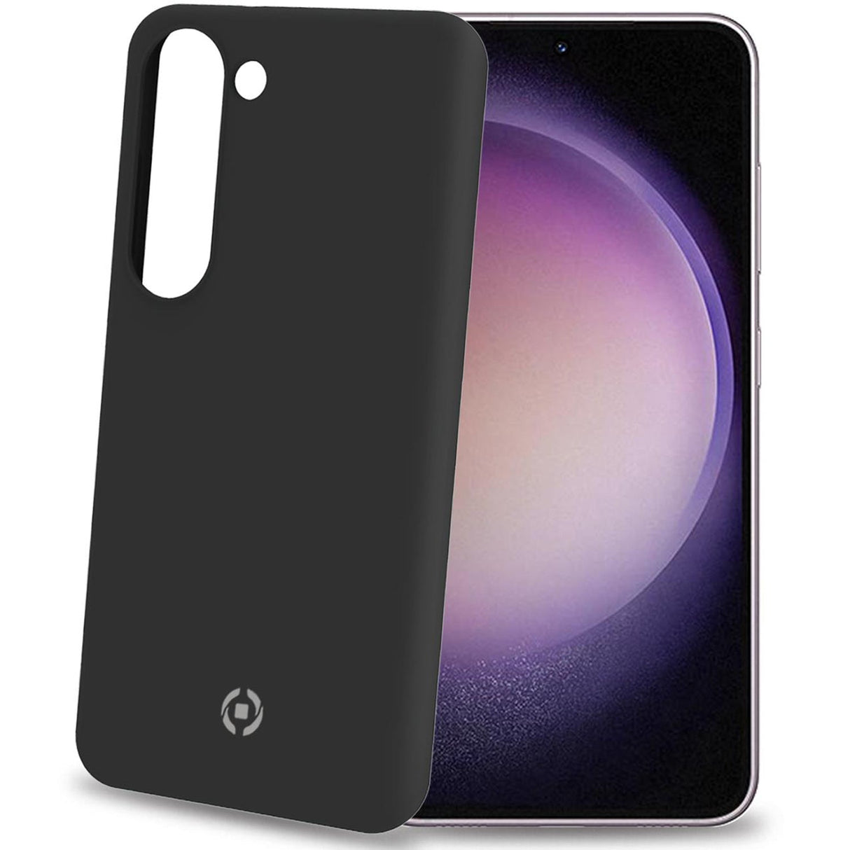 Celly Cromo Soft rubber case Galaxy S23 5G Svart