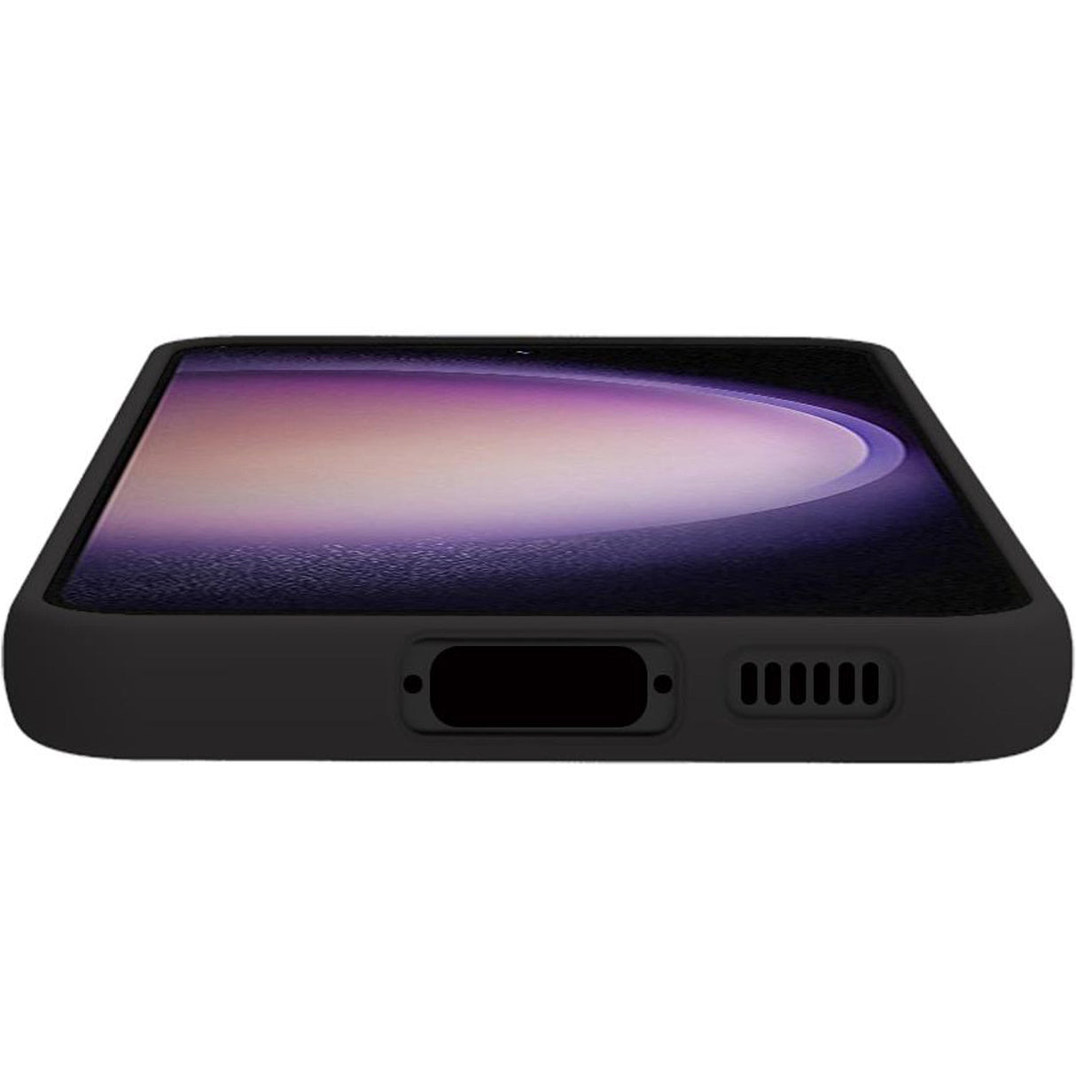 Celly Cromo Soft rubber case Galaxy S23 5G Svart