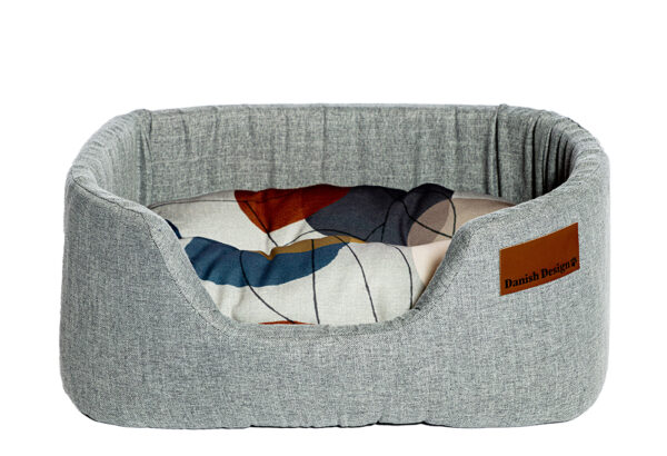 Danish Design Hundbädd Colour Block Silver Lux Slumber Bed m