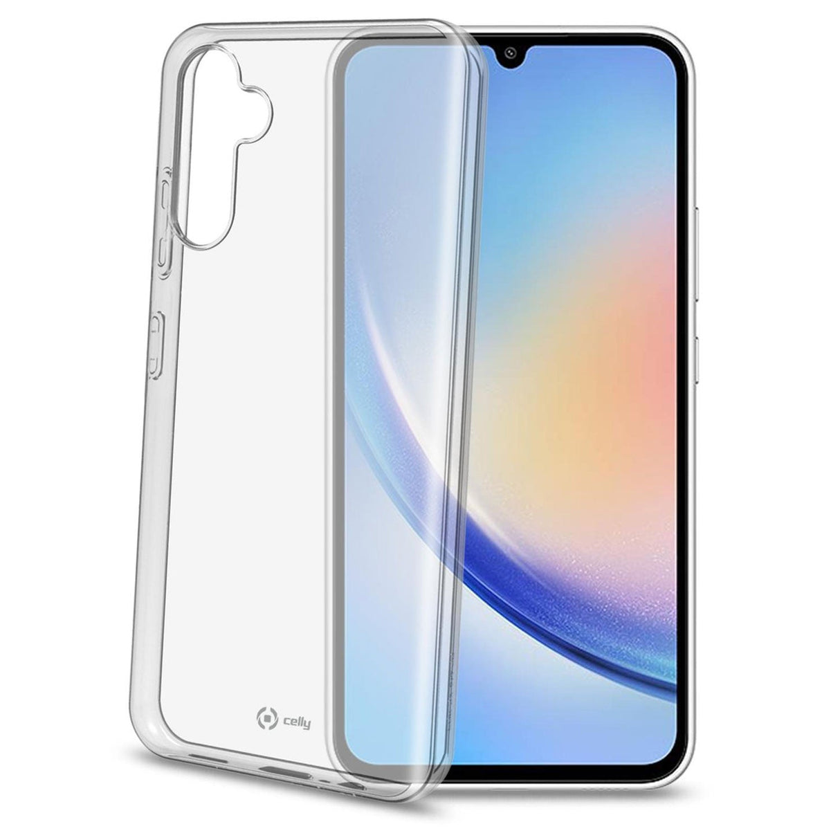 Celly Gelskin TPU Cover Galaxy A34 5G Transparent