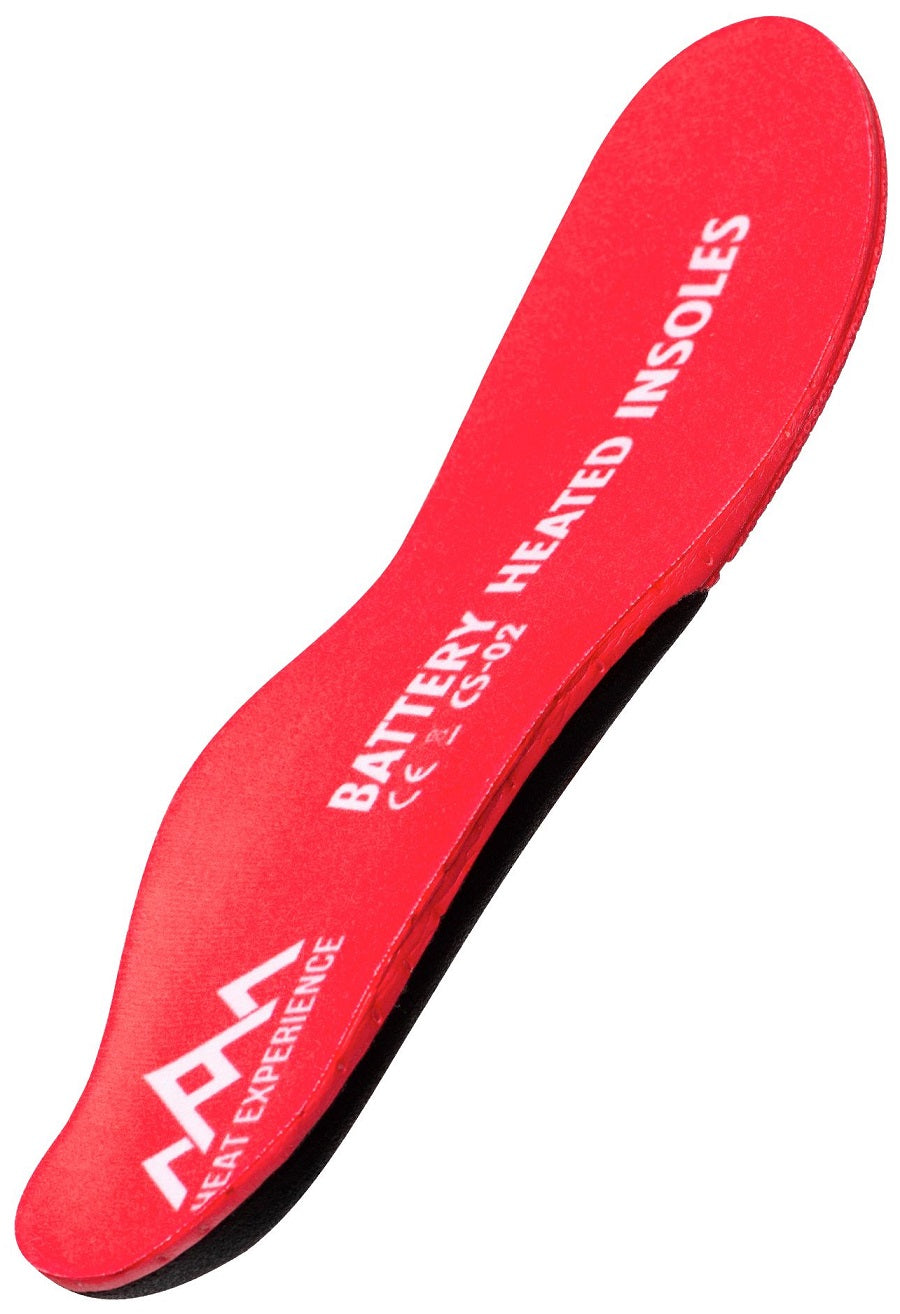 Heat Experience Heated Insoles XL – Värmesulor Röd EU44–46