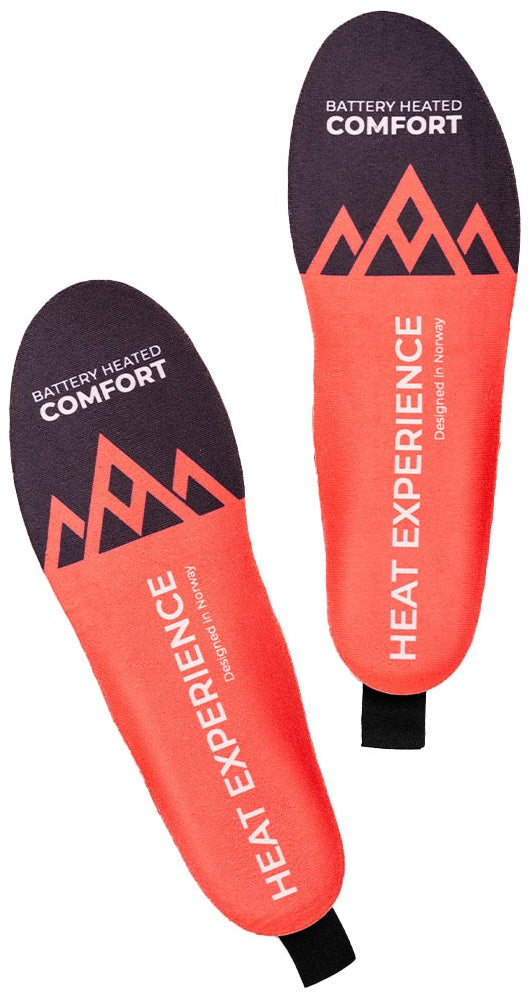 Heat Experience Heated Remote Insoles V2 XL – Värmesulor Röd EU44–46