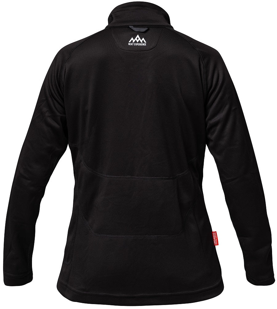 Heat Experience HeatX Heated Fleece Sweater Womens L – Värmetröja Svart