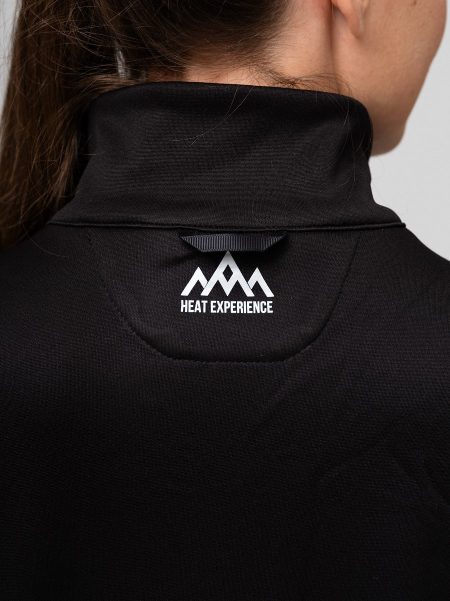 Heat Experience HeatX Heated Fleece Sweater Womens L – Värmetröja Svart