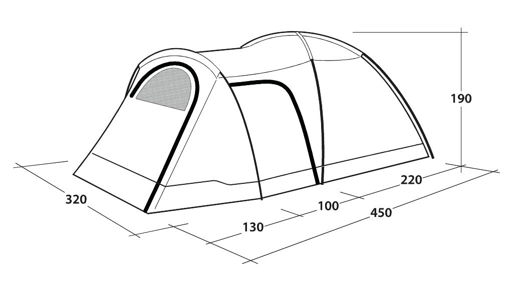 Outwell Cloud 5 Plus – Familjetält