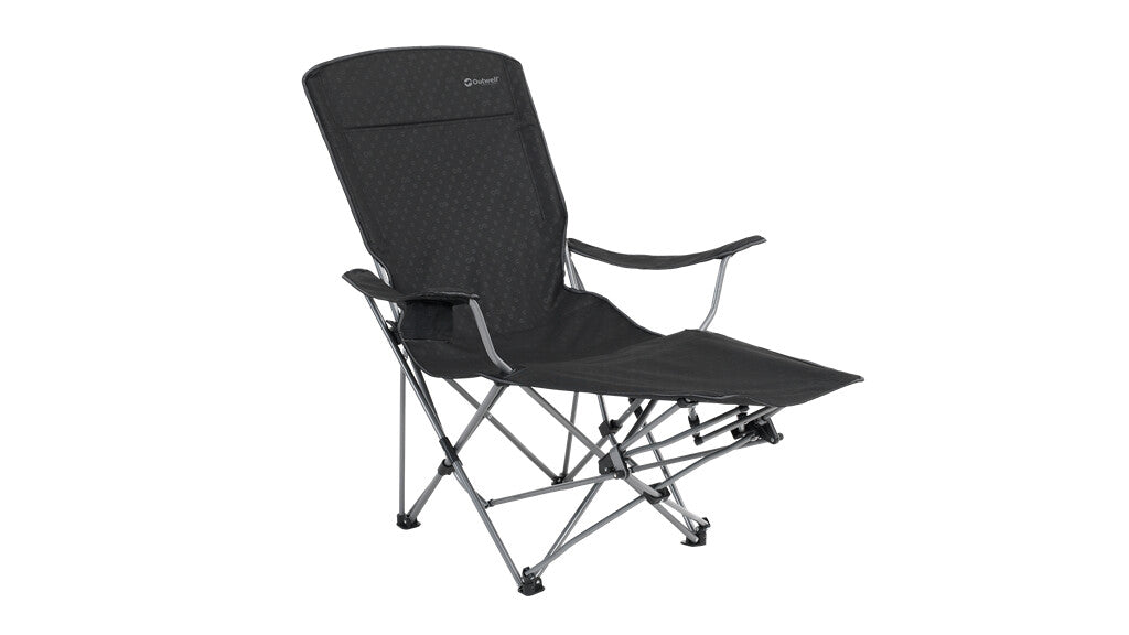 Outwell Catamarca Lounger Hopfällbar Campingstol Svart