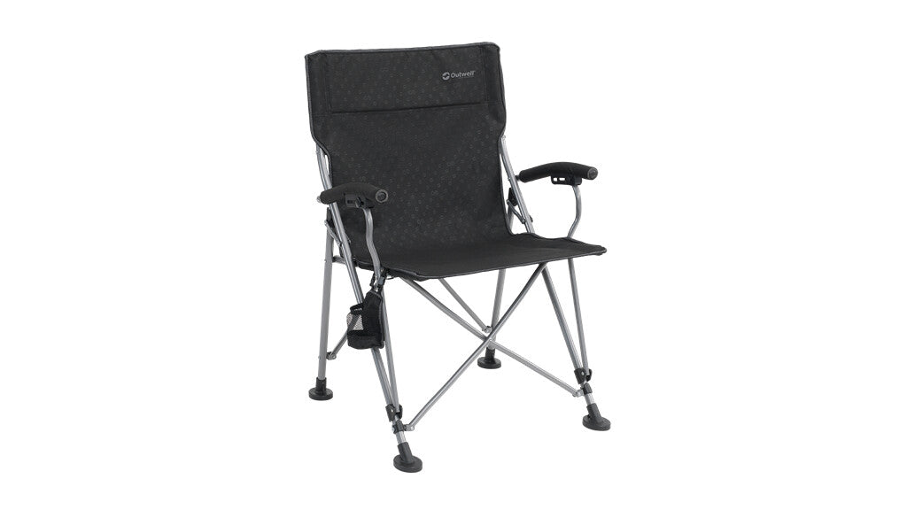 Outwell Campo XL Campingstol Hopfällbar Bekväm Svart