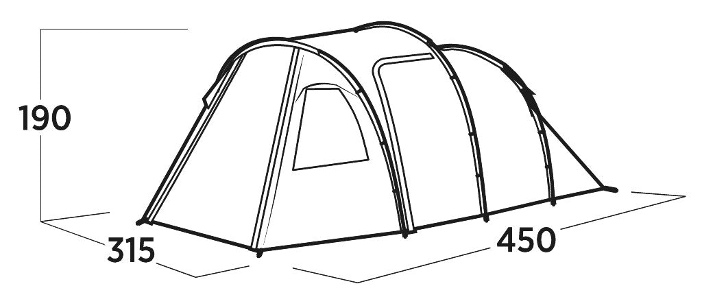 Easy Camp Hidra 5 Tält