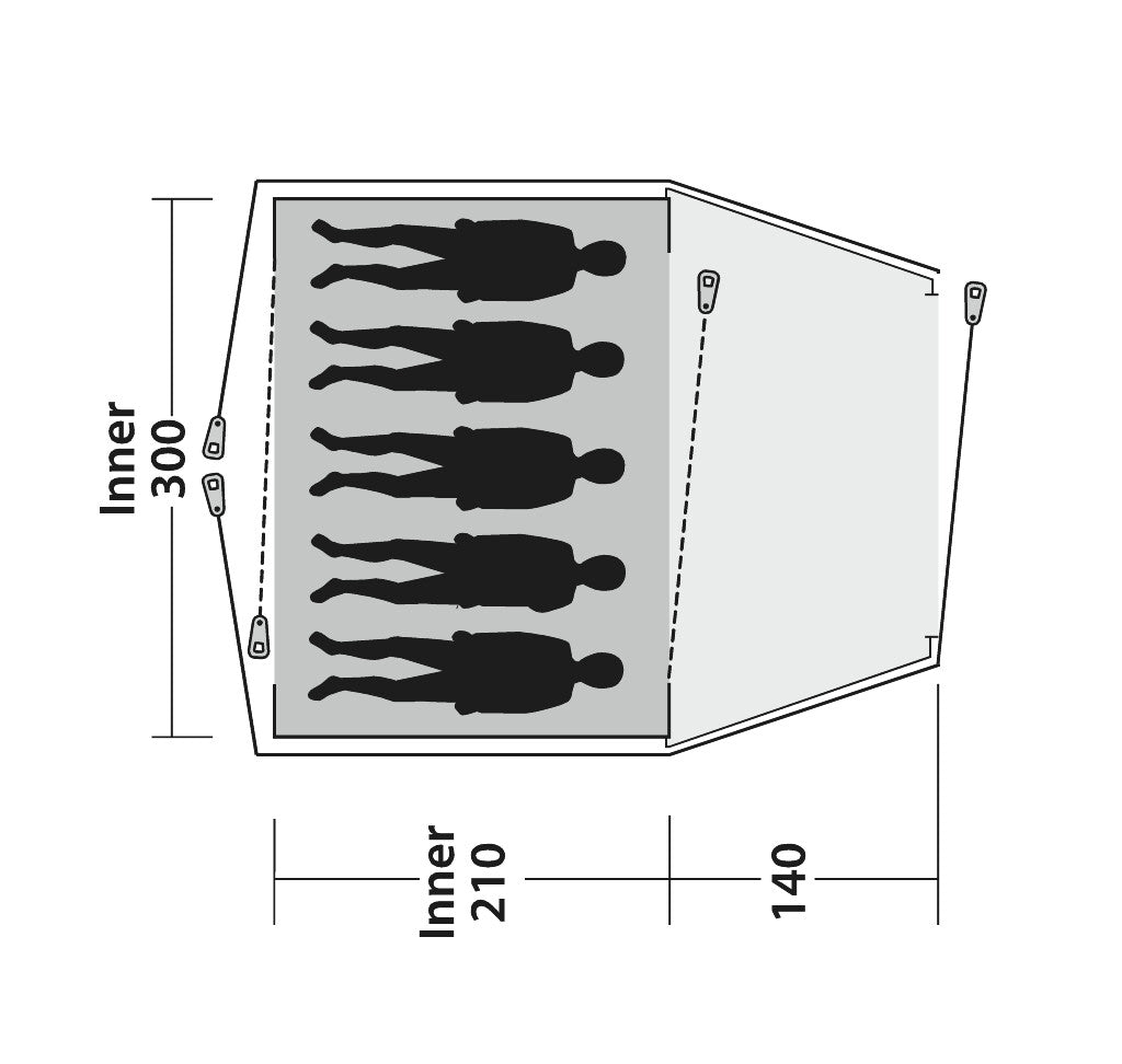 Outwell Cloud 5 – Familjetält
