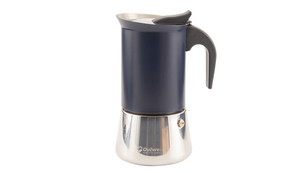 Outwell Barista Espressobryggare Rostfritt Stål Marinblå