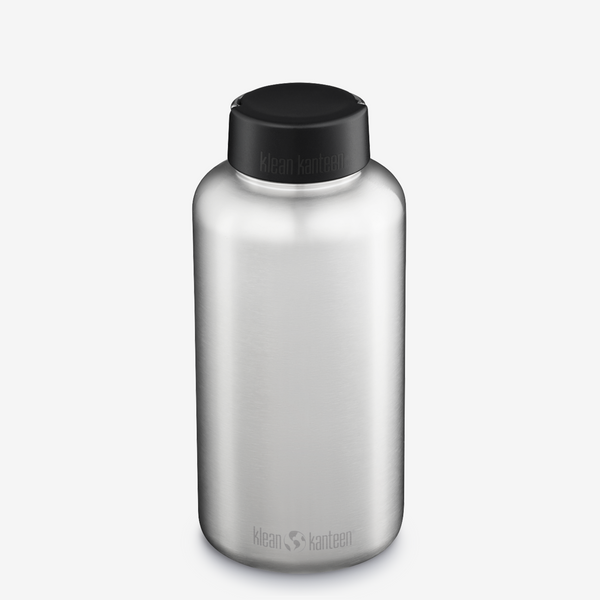 Klean Kanteen Wide 1,9L - Stor Vattenflaska i Rostfritt Stål