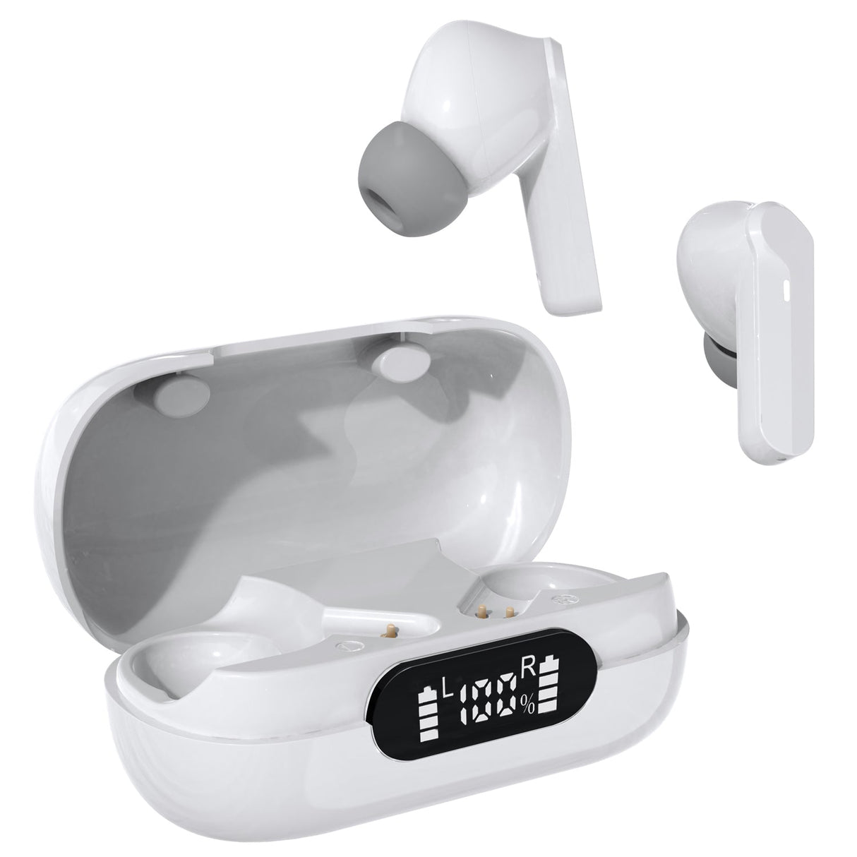 Denver Hörlurar In-Ear TWS LED 6h TWE-40 Vita