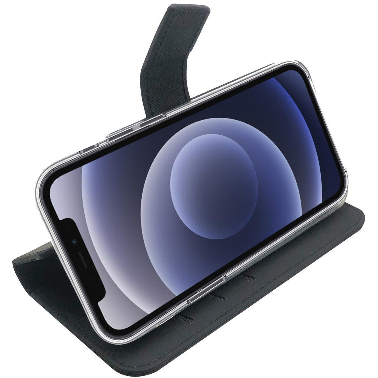 Celly Wallet Case iPhone 13 Svart