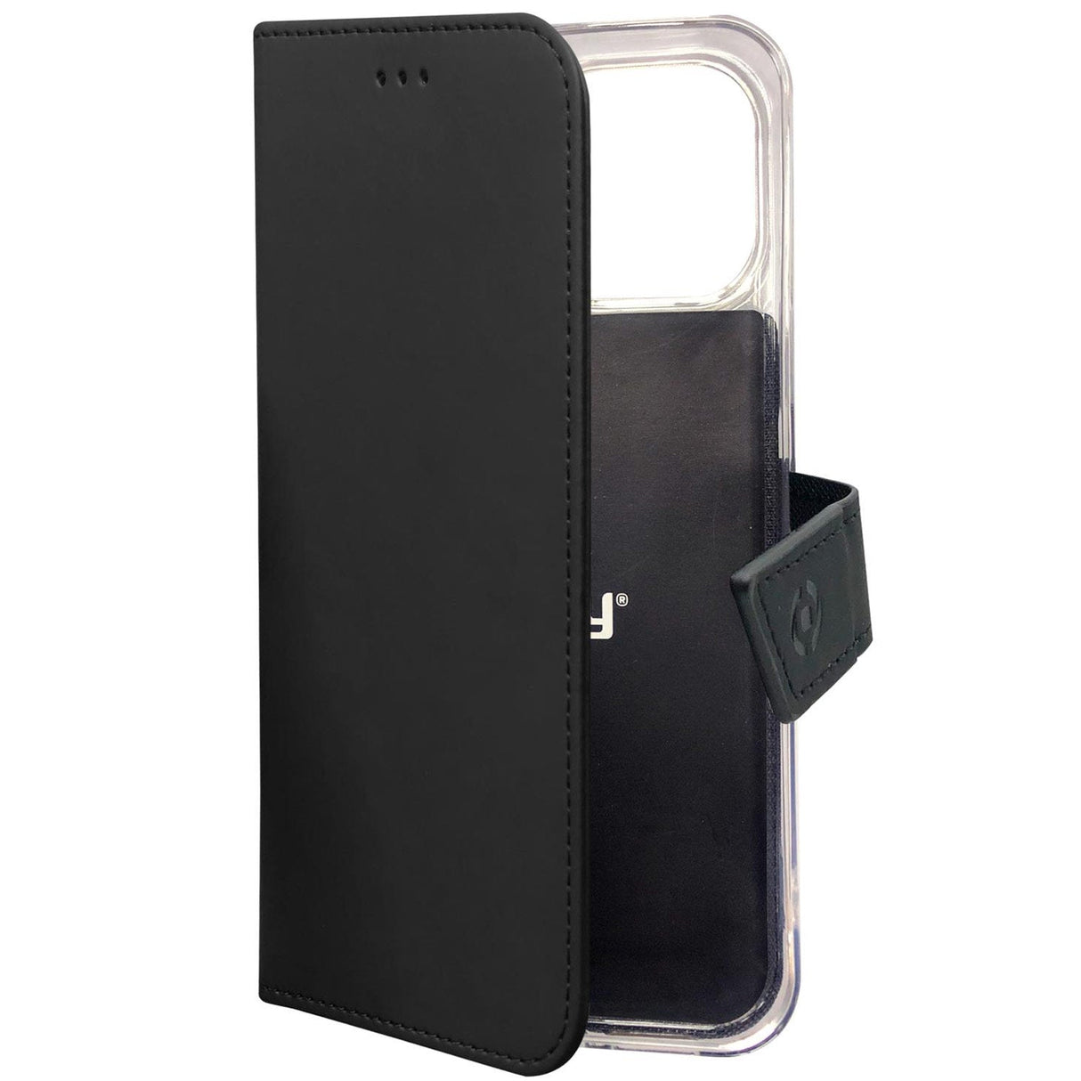 Celly Wallet Case iPhone 13 Pro Svart