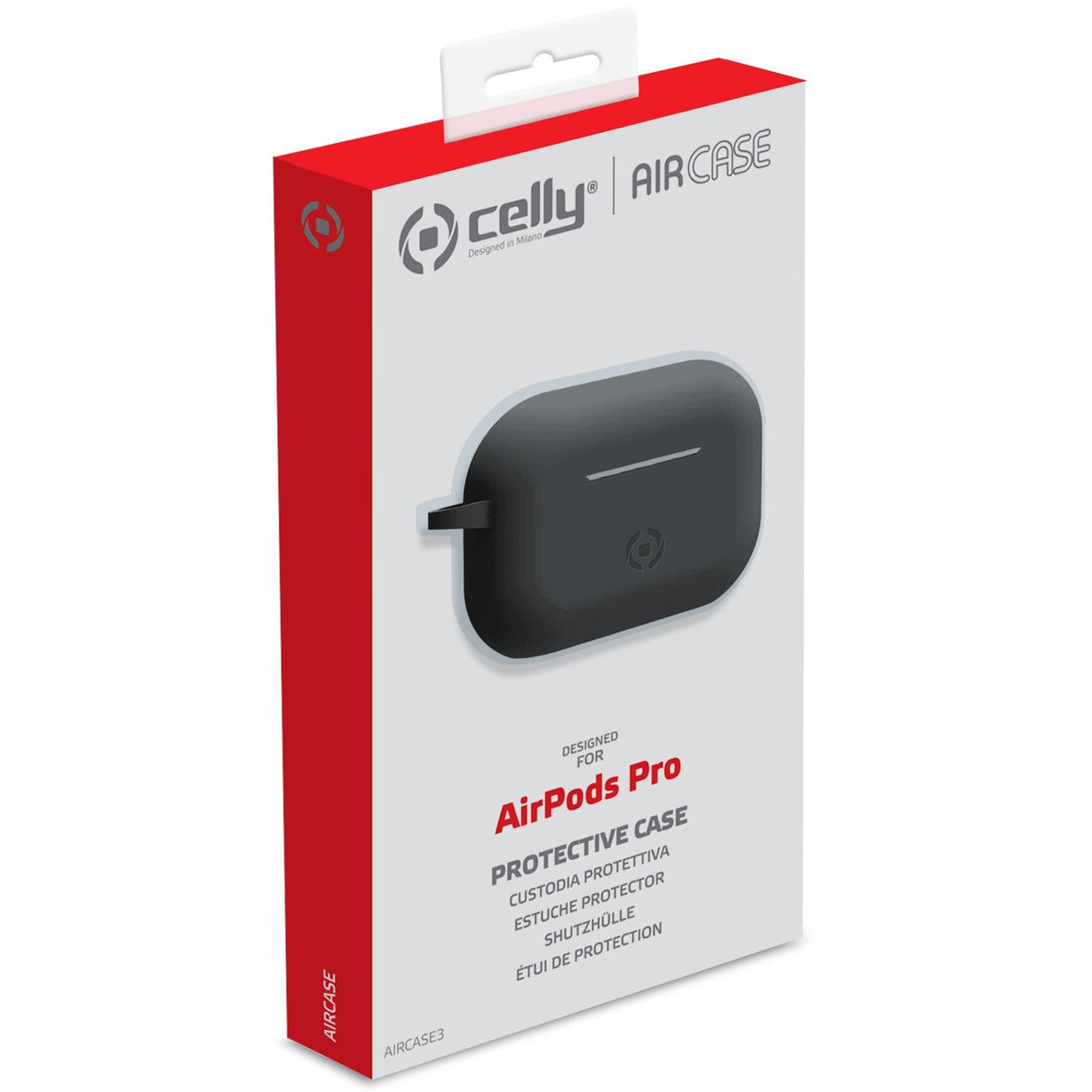 Celly Airpods Pro skyddsfodral Svart