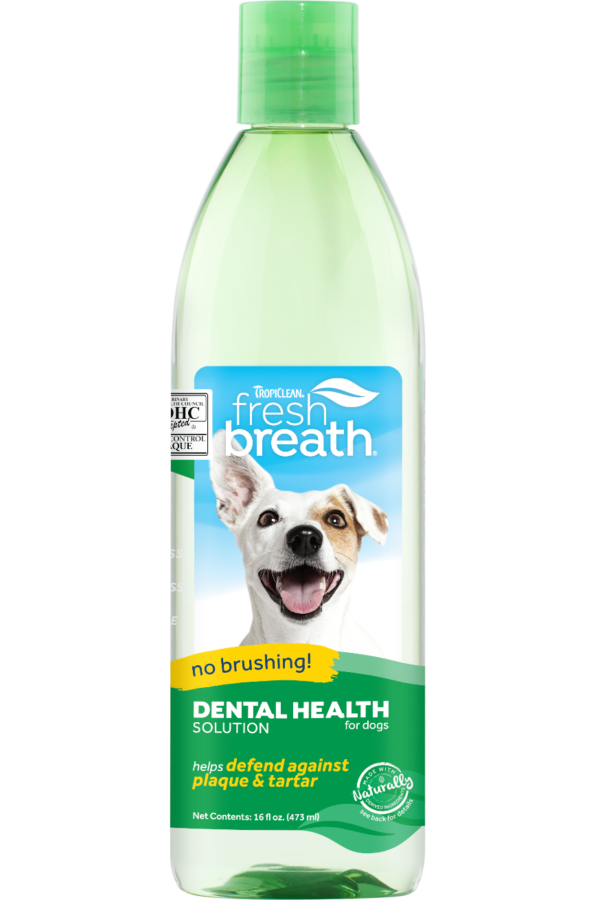 TropiClean Dental Health Solution för Hund & Katt – 473 ml